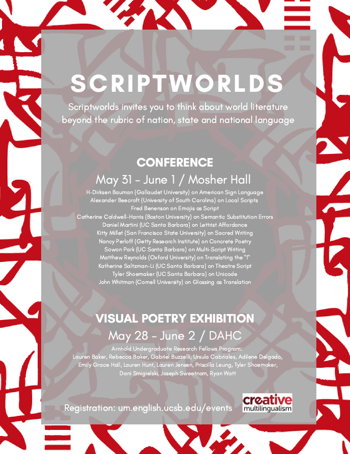 Scriptworlds conference poster