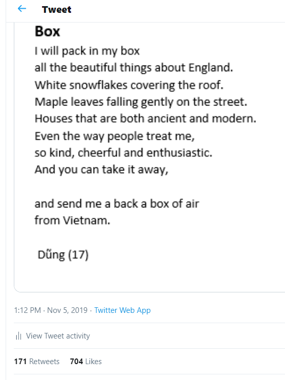 Twitter poem