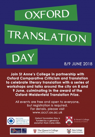 Oxford Translation Day poster