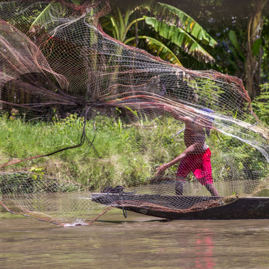 Colombian fisherman