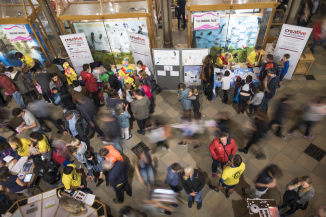 Creative Multilingualism stands at Curiosity Carnival