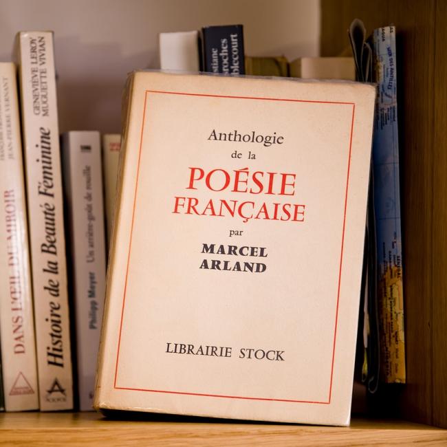 French poetry book
