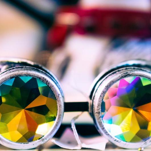Prism glasses