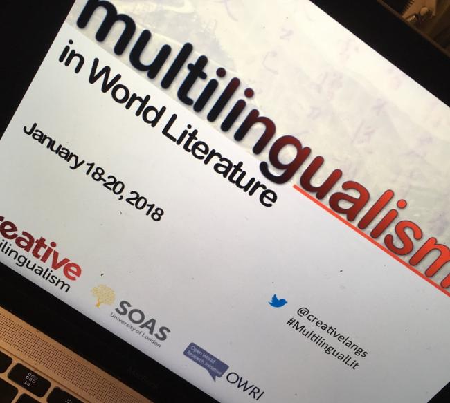 Multilingualisms in World Literature image