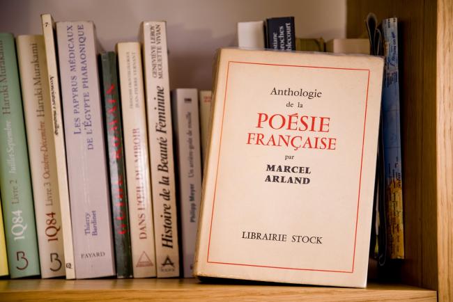 French poetry book