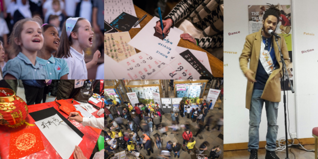 Photos from Creative Multilingualism events